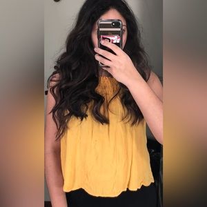 Hollister Yellow Tank Top